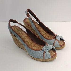 Sam Edelman Toledo Open Toe Wedge Espadrille